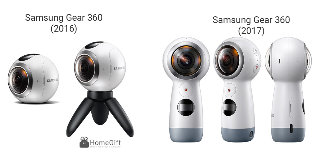 Review đánh giá Camera 360 Samsung gear 2016 vs 2017