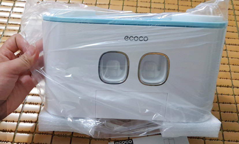 Đóng gói hộp dụng cụ lấy kem đánh răng tự động Ecoco