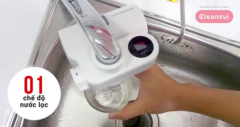 Máy lọc nước trực tiếp tại vòi Mitsubishi Cleansui CSP801E